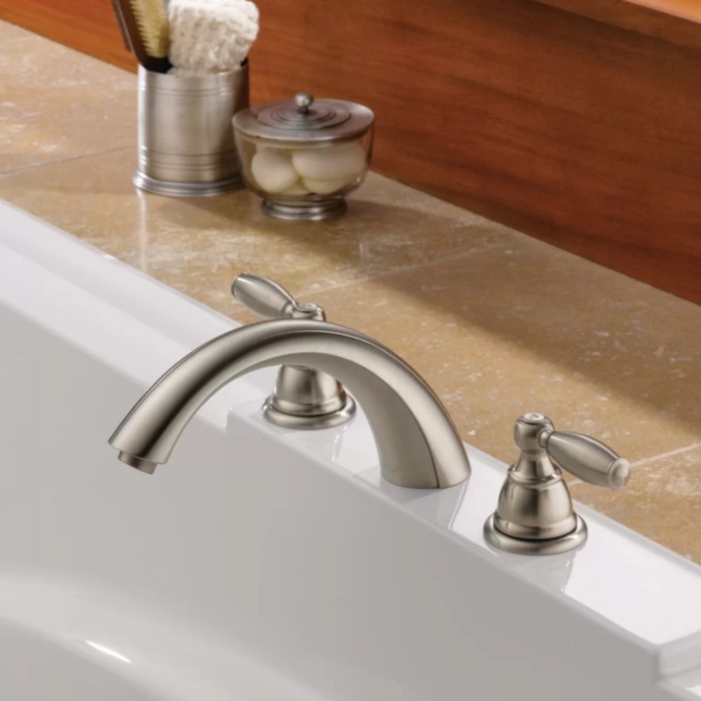 Claymore Roman Tub Faucet, Brushed Nickel